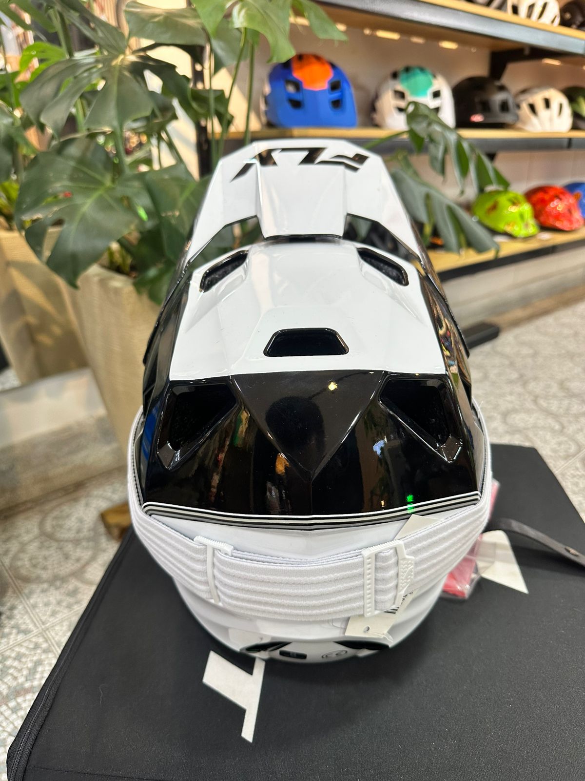 Casco FLY Race Repeat Negro / Blanco