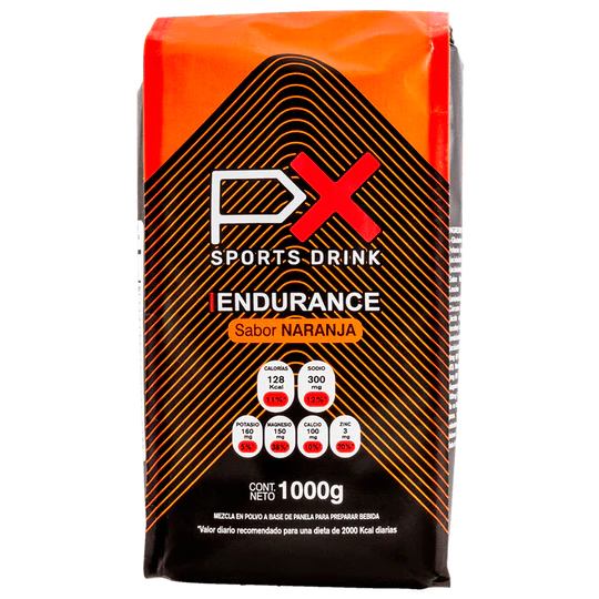 BEBIDA HIDRATANTE Y ENERGÉTICA PARA DEPORTISTAS - PX ENDURANCE NARANJA