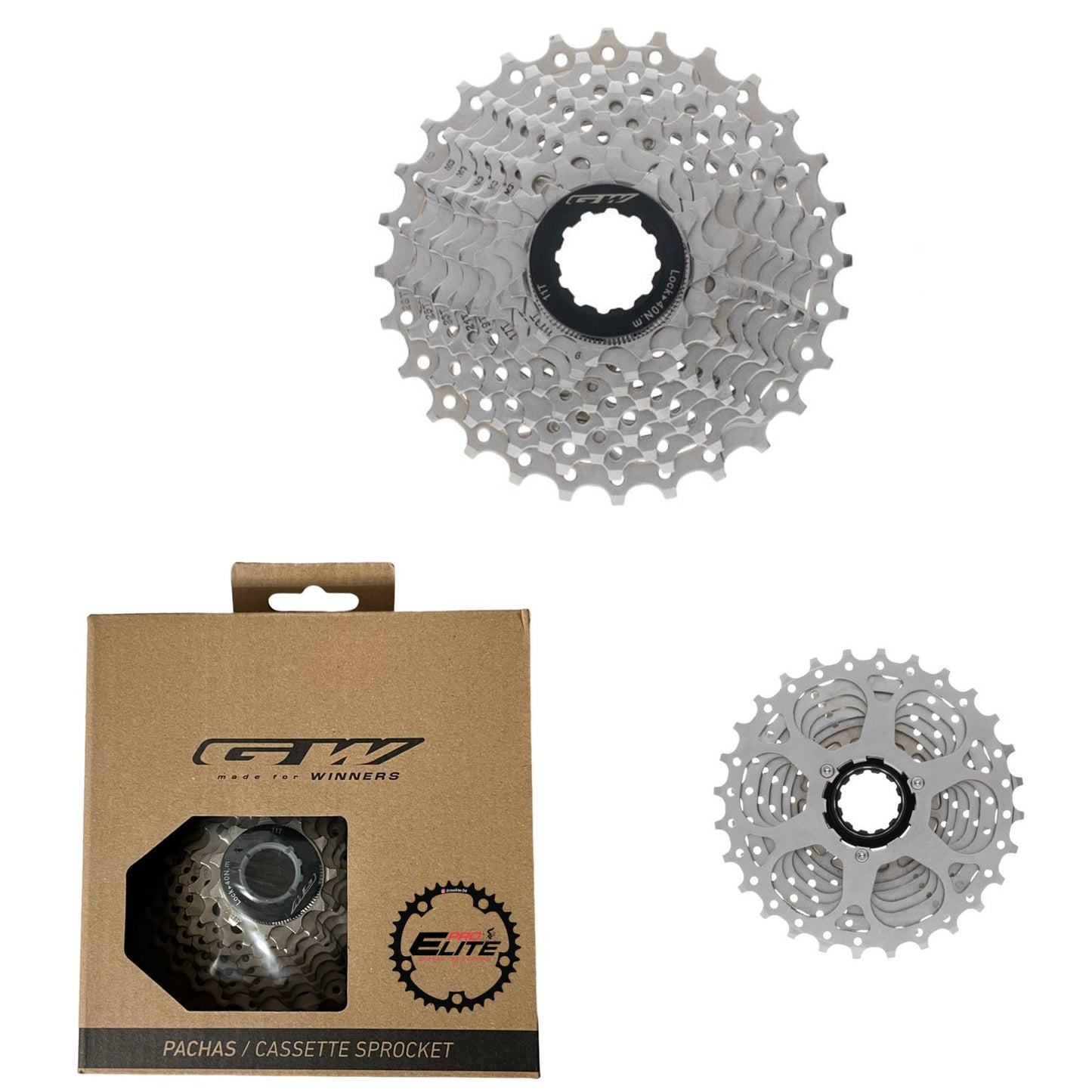 Pacha Cassette Gw 10 Velocidad 11-28 Compatible Con Shimano