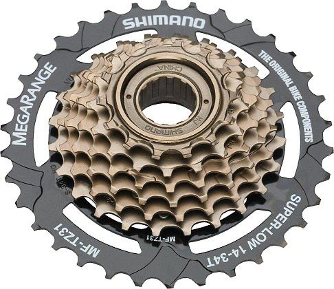 Pacha Shimano 7v 14-34 Piñon . Megarange