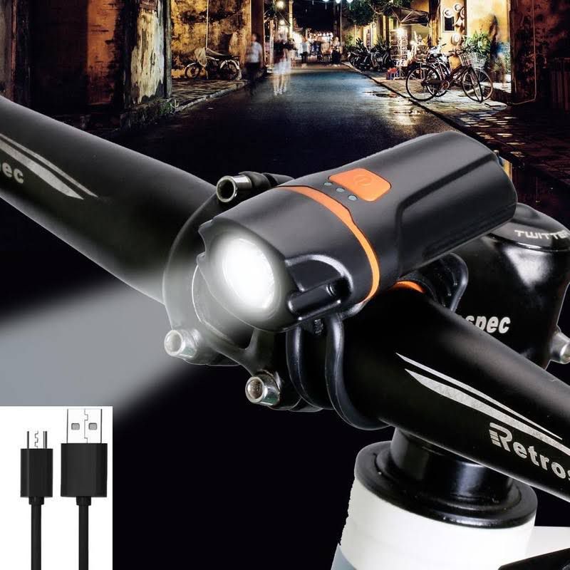 LUZ LINTERNA BICICLETA DELANTERA GW 500 LUMENS MTB RUTA DE ALTA INTENSIDAD
