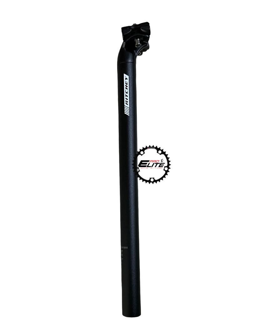 CAÑA ALUMINIO 2 TORNILLOS NEGRO 27.2 400mm