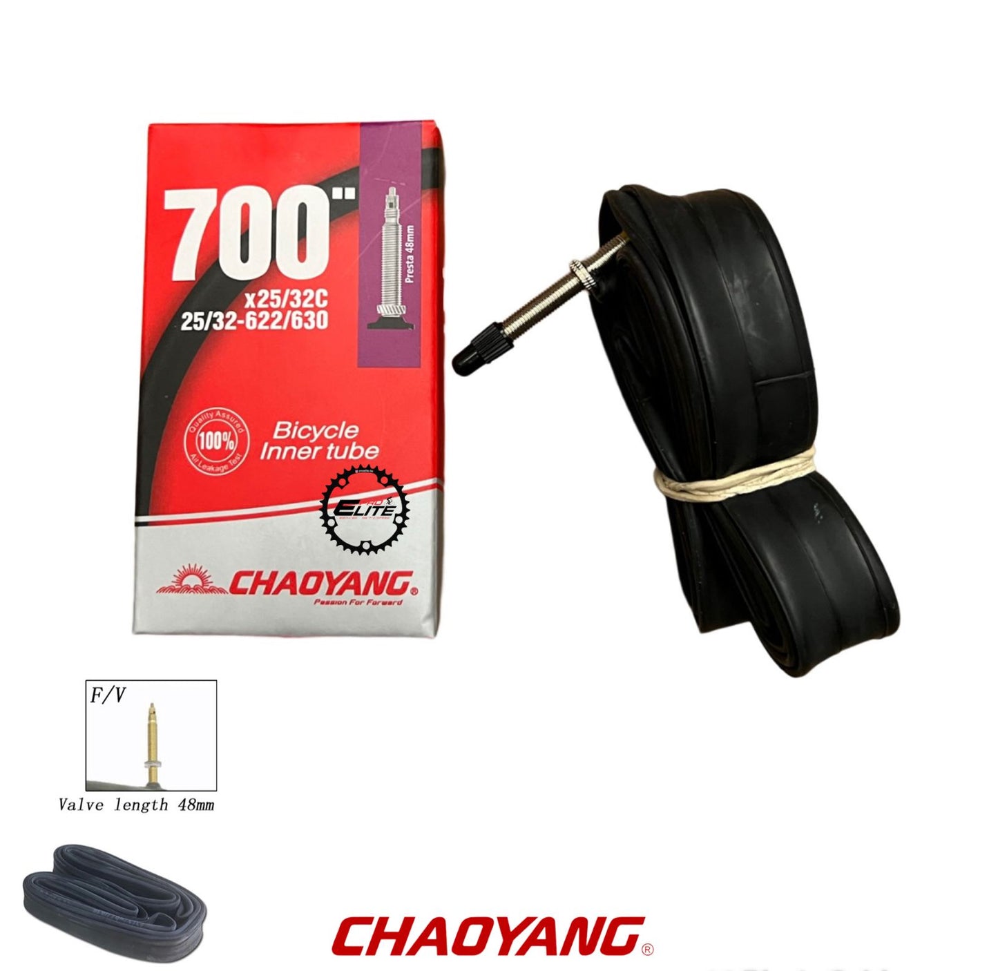Neumático Chaoyang 700 X 25 Válvula 48mm Bicicleta Ruta