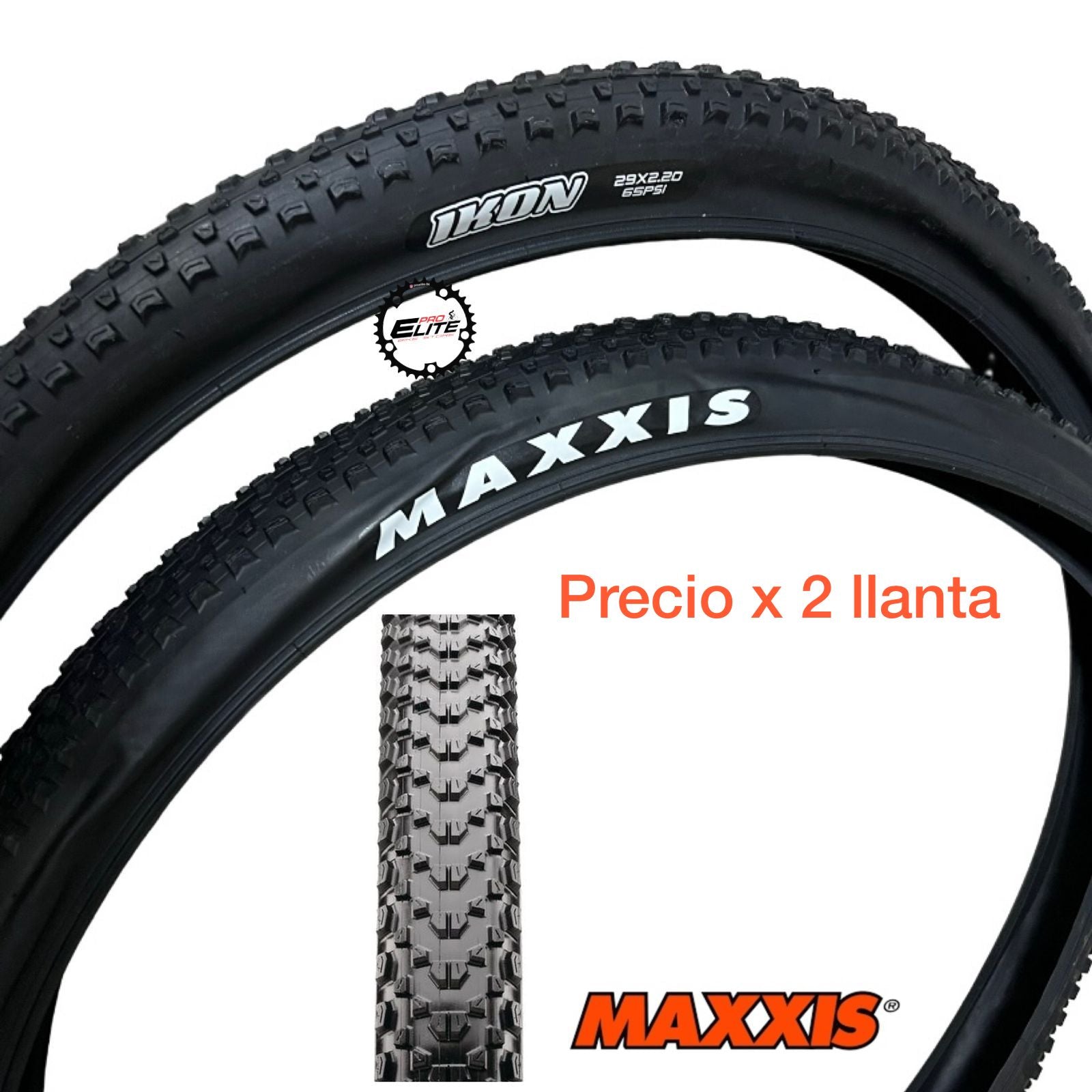 2 Llantas Maxxis Ikon 29x2.20 60 Tpi Bicicleta Mtb Rin 29
