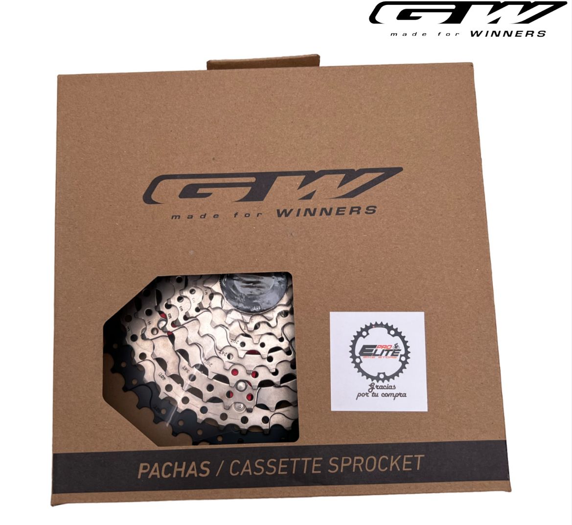 Pacha Cassette Gw 9 Velocidades 11-42 Compatible Con Shimano