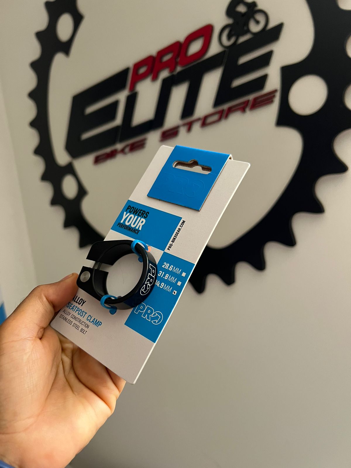 Abrazadera para tija caña sillín PRO Perfomance 34.9 mm Para tijas 30.4 a 31.6