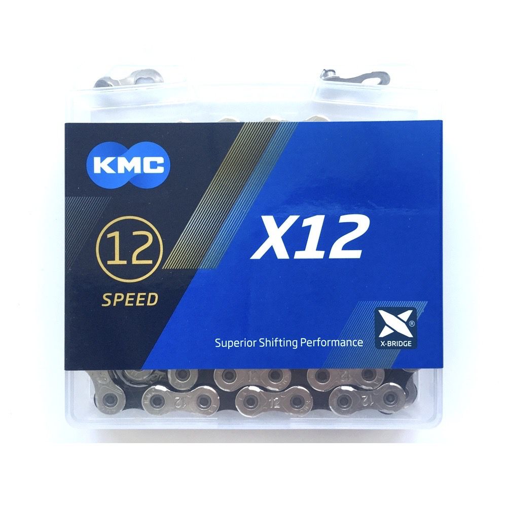 Cadena Kmc X12 12velocidades 126L Plateada