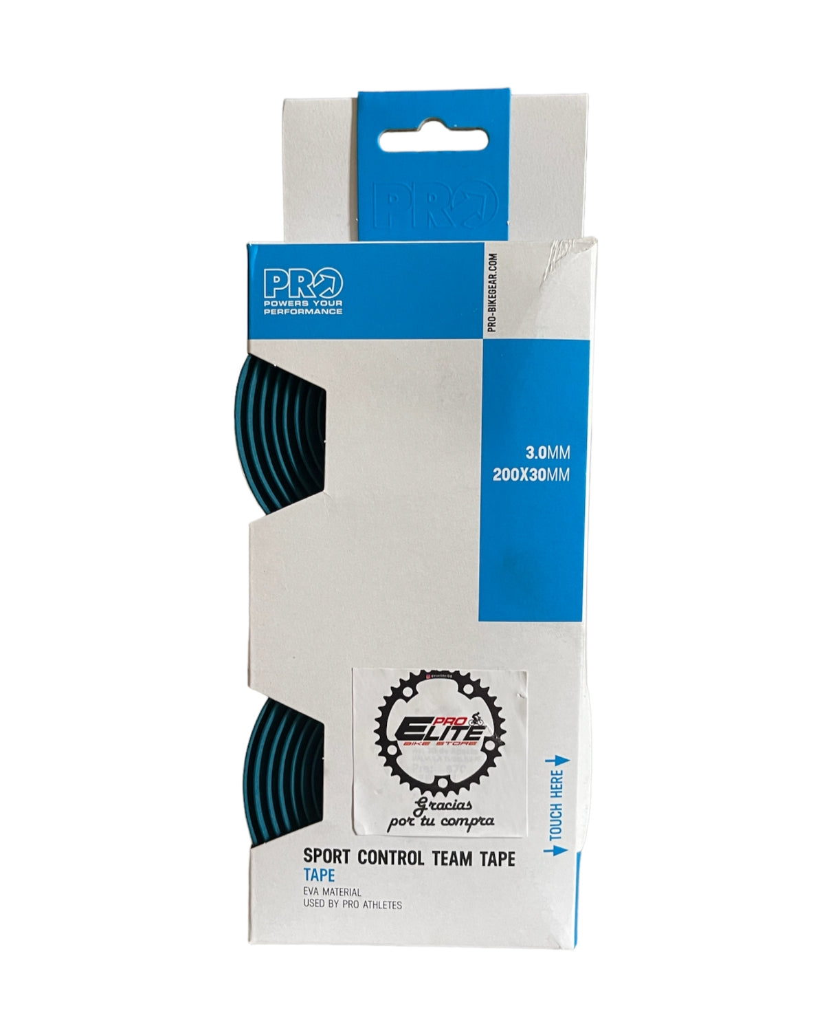 CINTA MANUBRIO SPORT CONTROL TEAM PRO AGUAMARINA