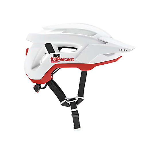 CASCO ALTIS 100% BLANCO CON ROJO S/M