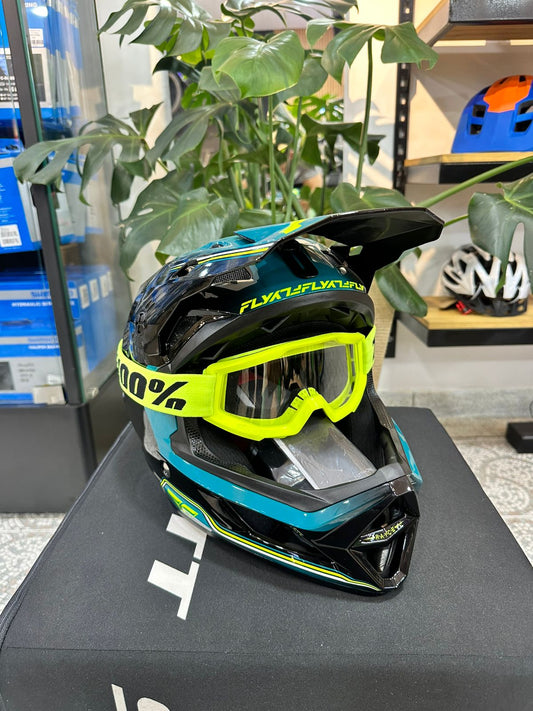 Casco FLY Race Repeat Azul  / Negro