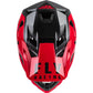 Casco Fly Rayce Negro Rojo niño YM