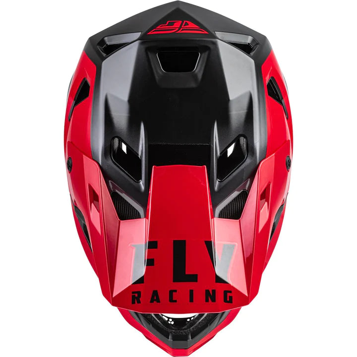 Casco Fly Rayce Negro Rojo Niño YL