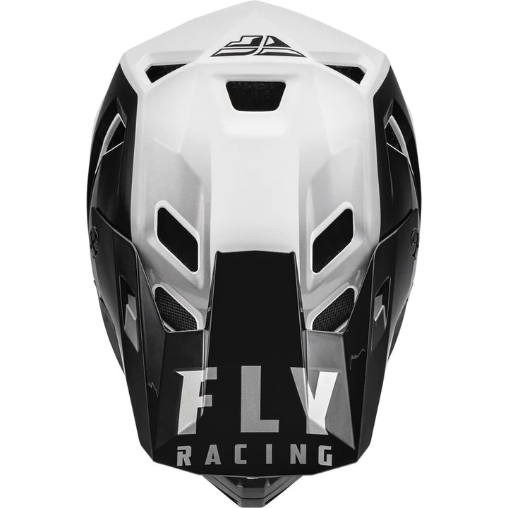 Casco Fly Rayce Negro Blanco Niño YM