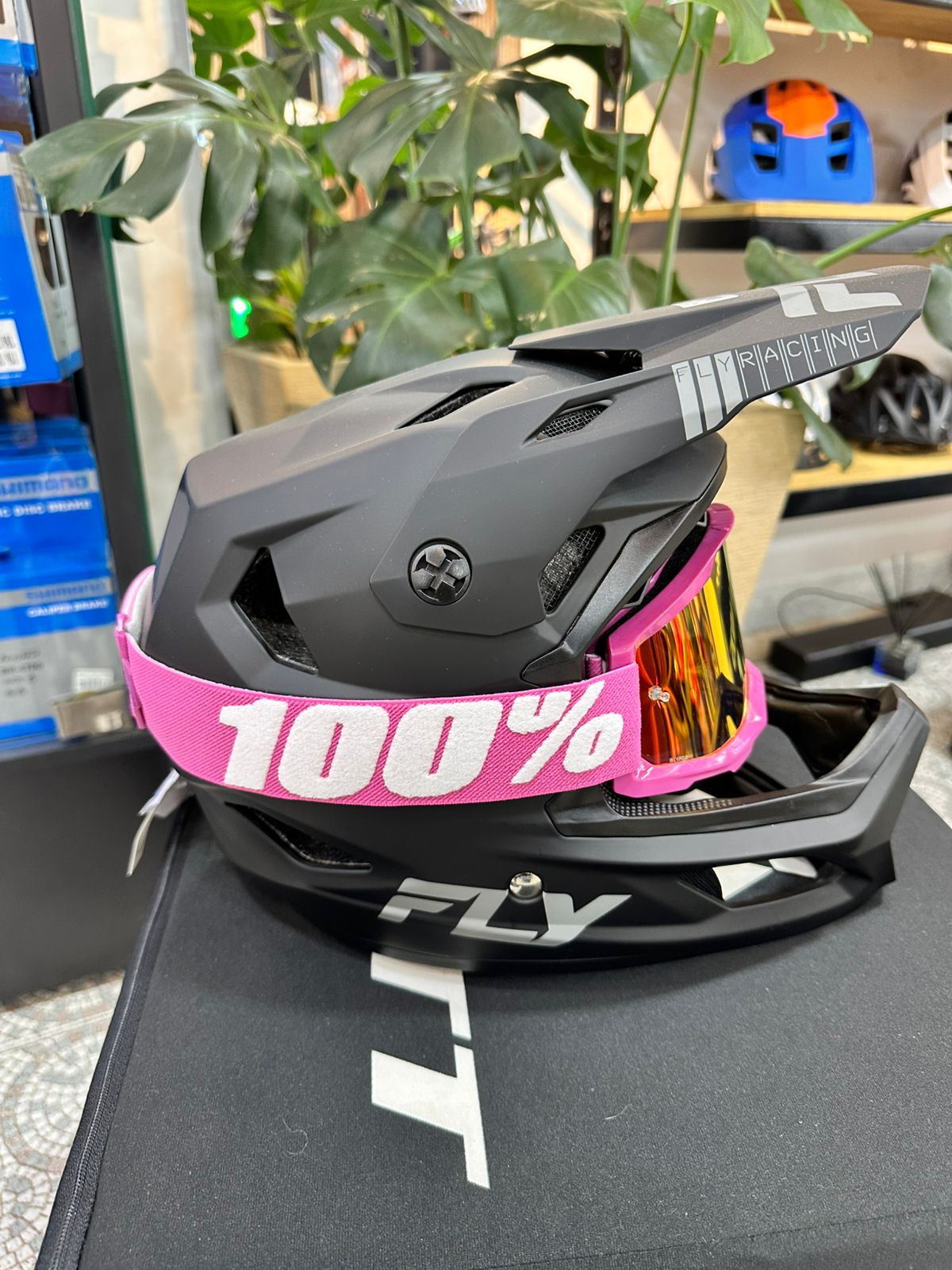 Casco FLY Race Repeat Negro Mate