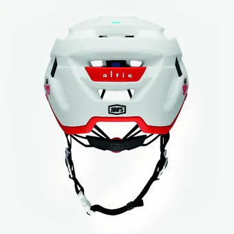 CASCO ALTIS 100% BLANCO CON ROJO S/M