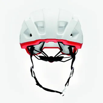 CASCO ALTIS 100% BLANCO CON ROJO S/M