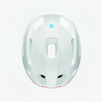 CASCO ALTIS 100% BLANCO CON ROJO S/M