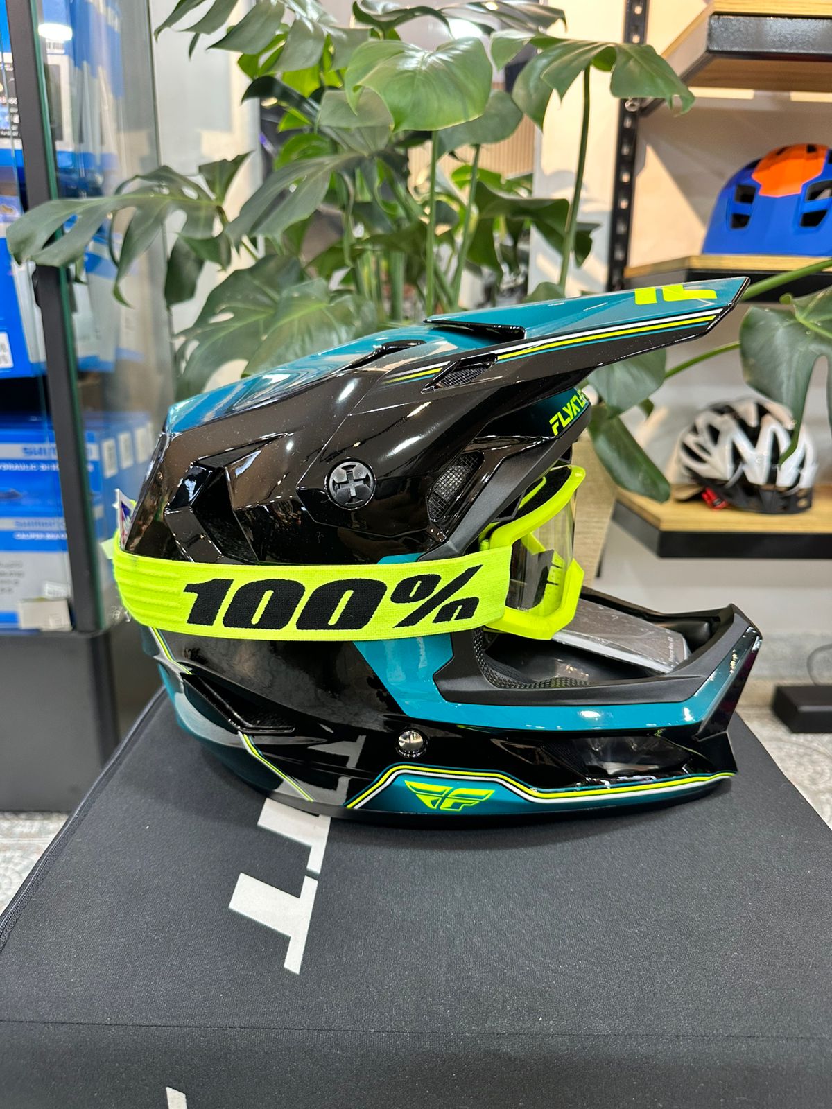 Casco FLY Race Repeat Azul  / Negro