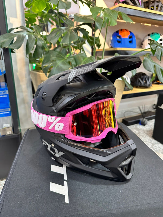 Casco FLY Race Repeat Negro Mate