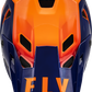 Casco Fly Rayce Azul Naranja Niño