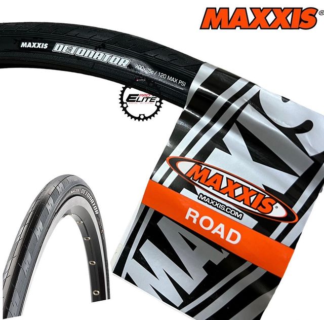 LLANTA DE RUTA MAXXIS DETONATOR OEM 700X25 120PSI RIGIDA