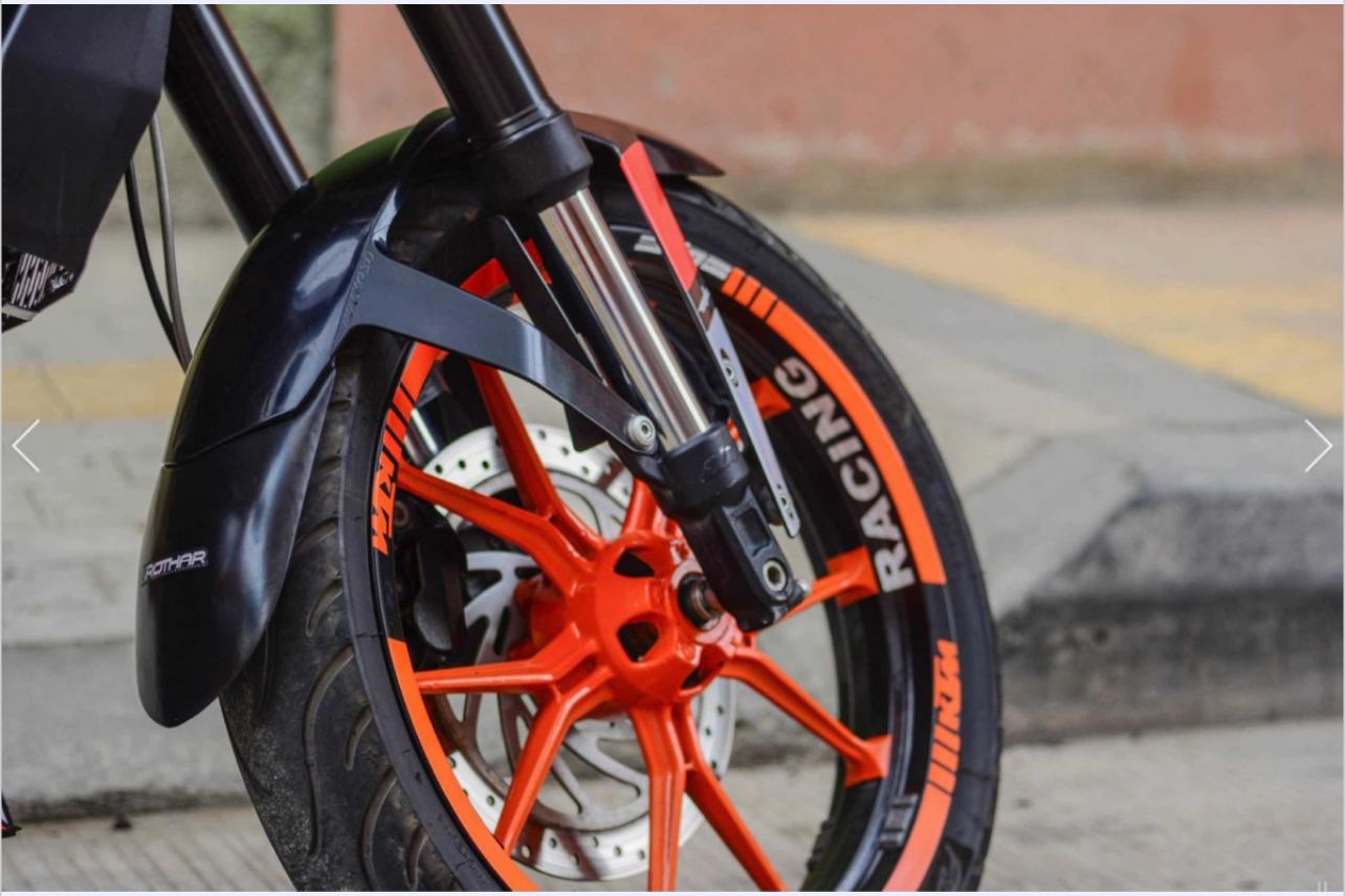 Extensor De Guardabarros Rothar Para Ktm Duke 200 390