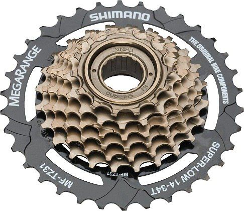 Pacha Shimano  7v 14-34 Piñon .  Megarange