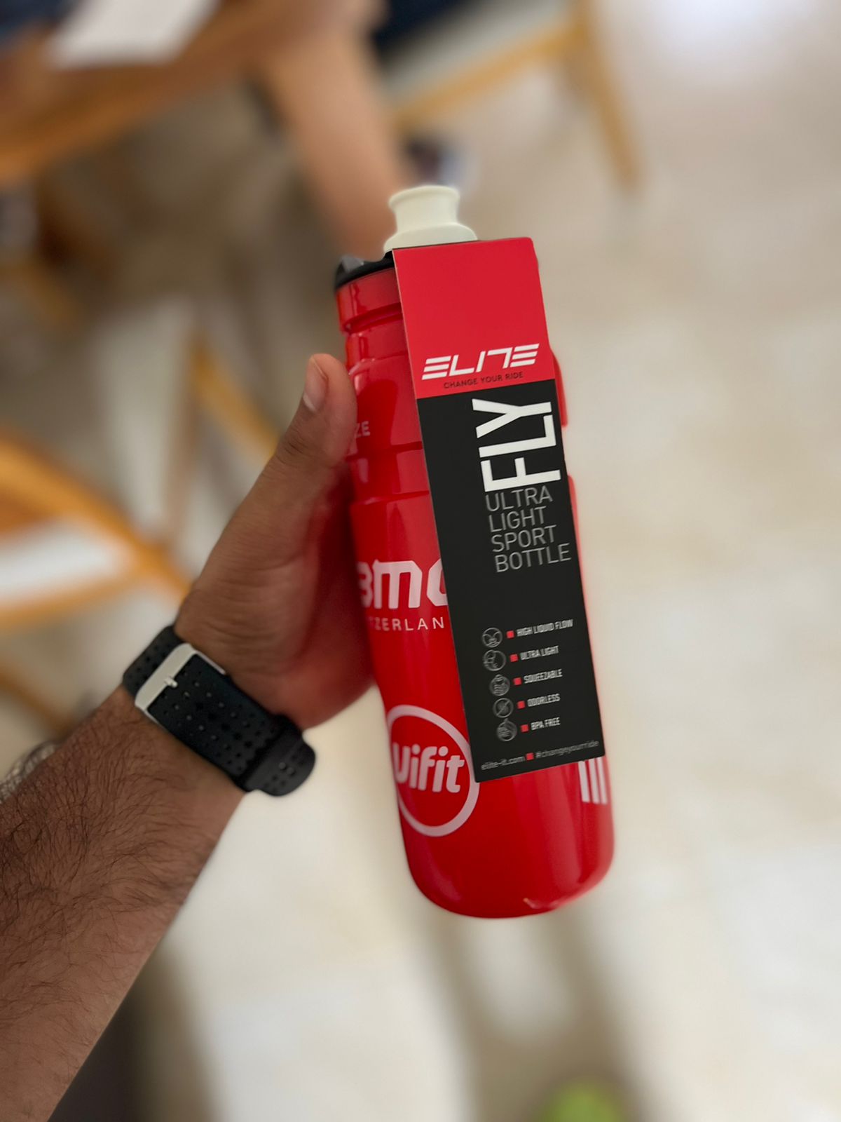 Caramañola Ciclismo Elite Bmc Vifit Pro 750ml Bidón Botella