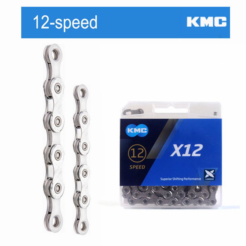 Cadena Kmc X12  12velocidades 126L Plateada
