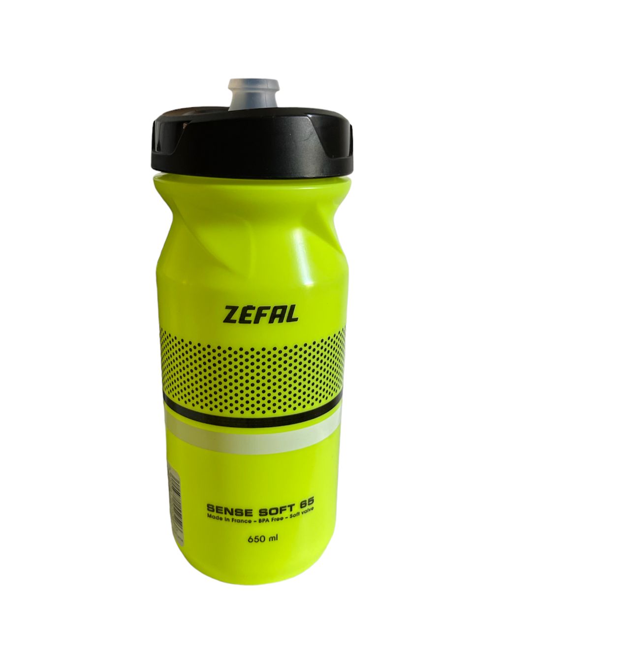 CARAMAÑOLA TERMO BIDON ZEFAL SENSE SOFT 650ML AMARILLO NEON